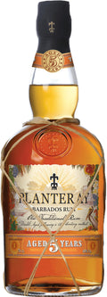 Planteray Rum BARBADOS 5 Years Old Old Traditional Rum 40% Vol. 0,7l — Piscosaveur