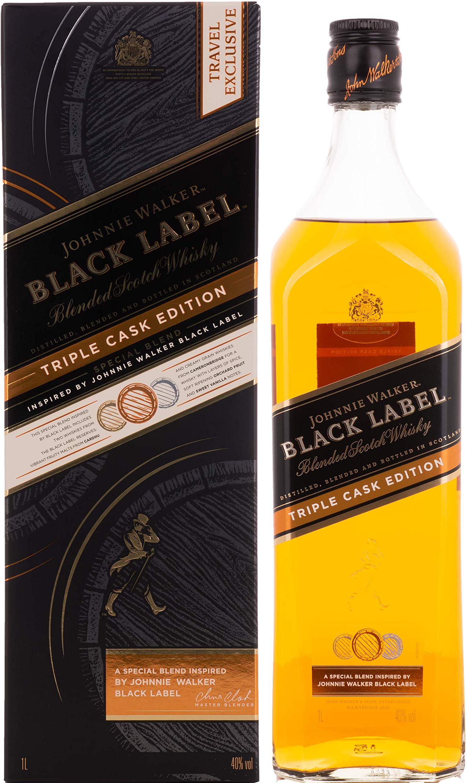 Johnnie Walker BLACK LABEL Blended Scotch Whisky TRIPLE CASK EDITION 4 — Piscosaveur