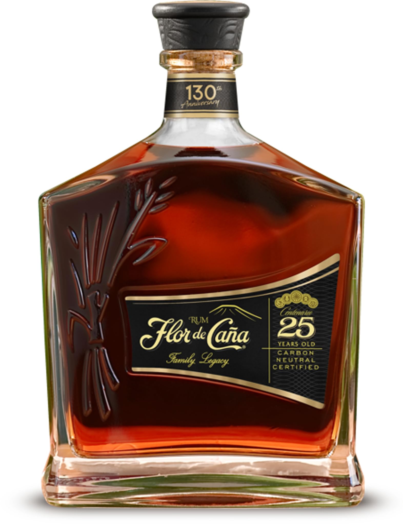 Flor de Caña 25 Years Old Slow Aged Single Estate Rum 40% Vol. 0,7l en boîte cadeau