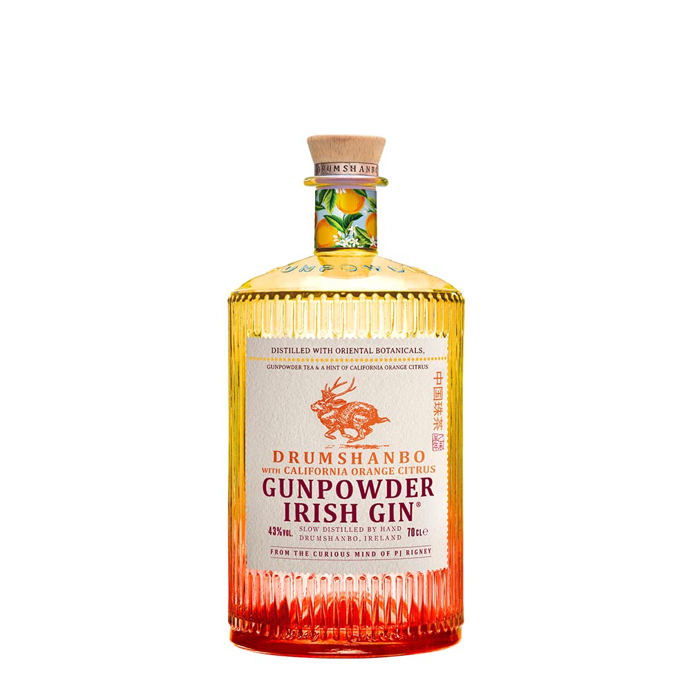 Drumshanbo Gunpowder Irish Gin with California Orange Citrus 43% Vol.  — Piscosaveur