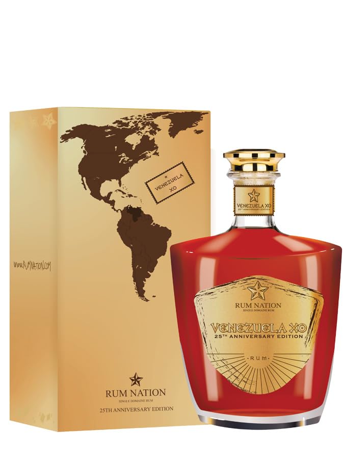 Rum Nation Venezuela XO 25th Anniversary Edition 43% Vol. 0,7l en boîte cadeau