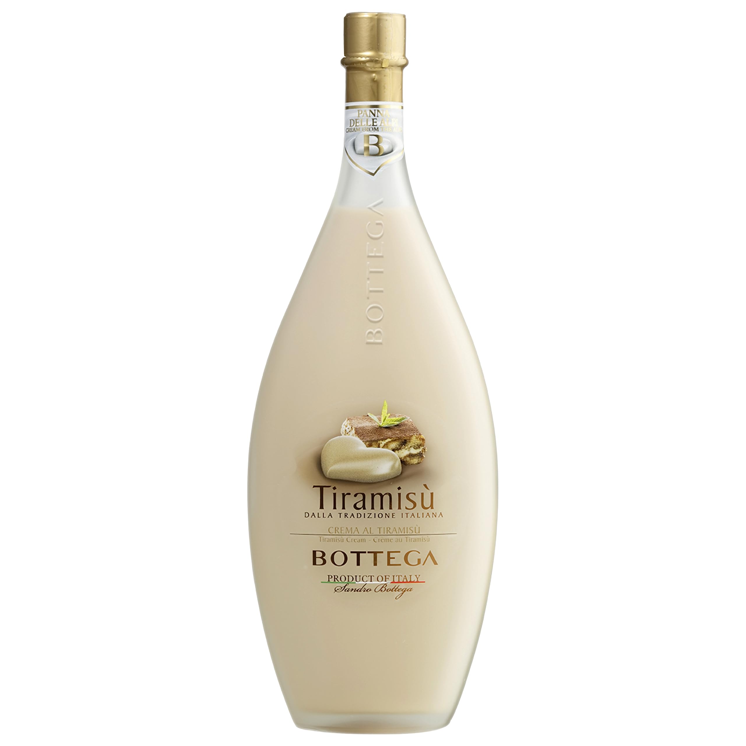 Bottega Crema al TIRAMISÙ Cream Liqueur 17% Vol. 0,5l — Piscosaveur