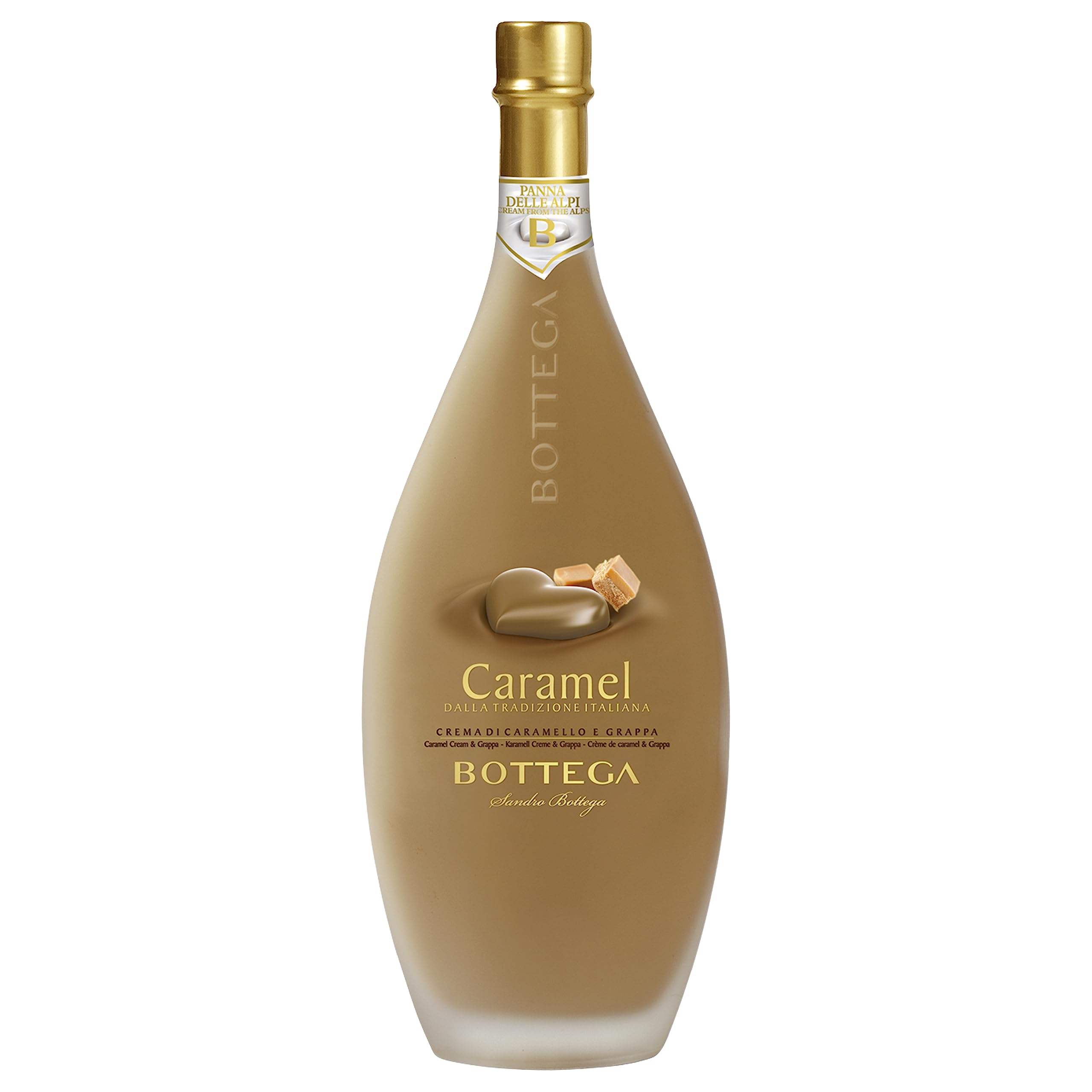 Bottega CARAMEL Crema di Caramello e Grappa 17% Vol. 0,5l — Piscosaveur