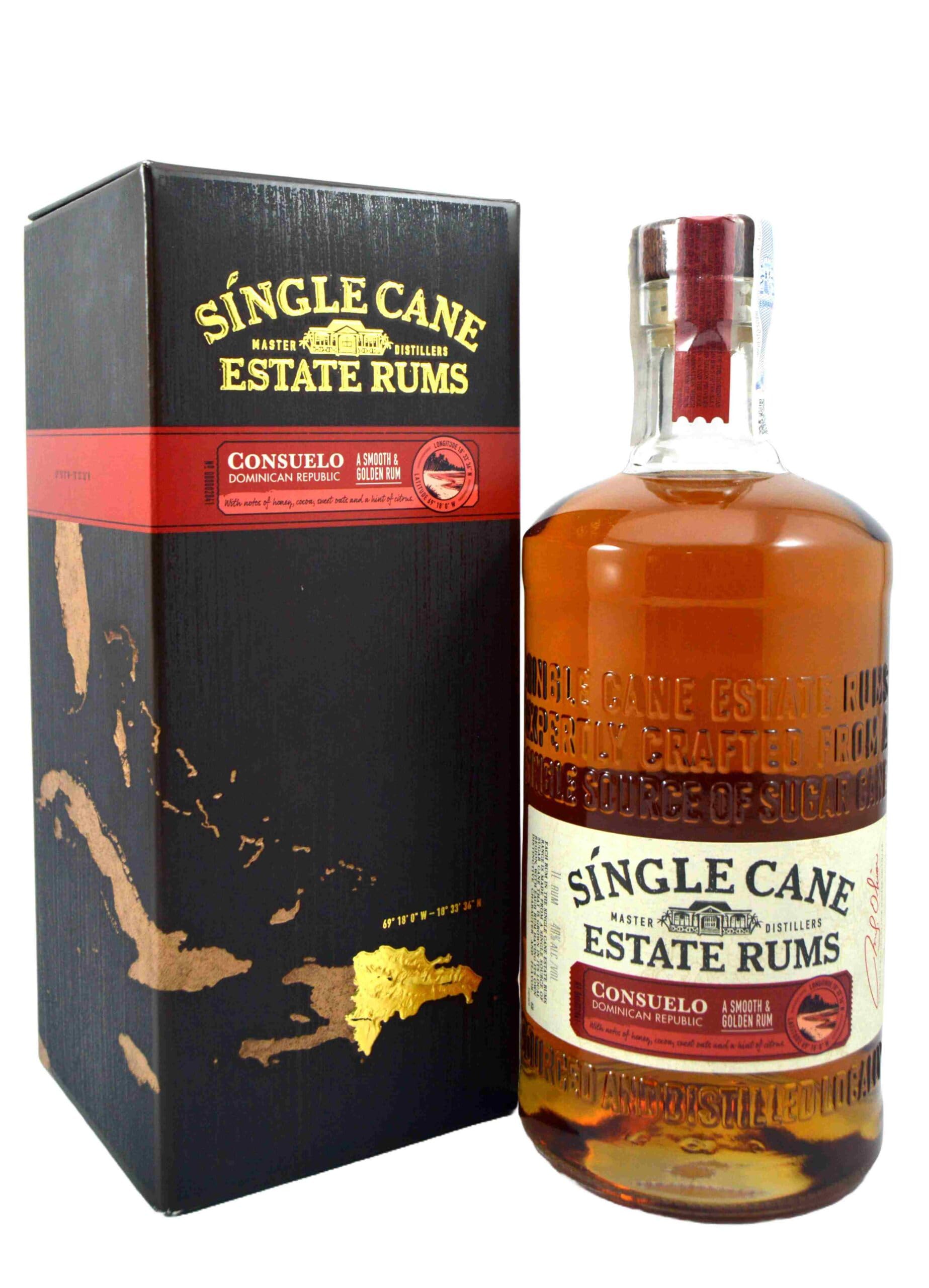 Single Cane Estate Rums CONSUELO 40% Vol. 1l en boîte cadeau — Piscosaveur