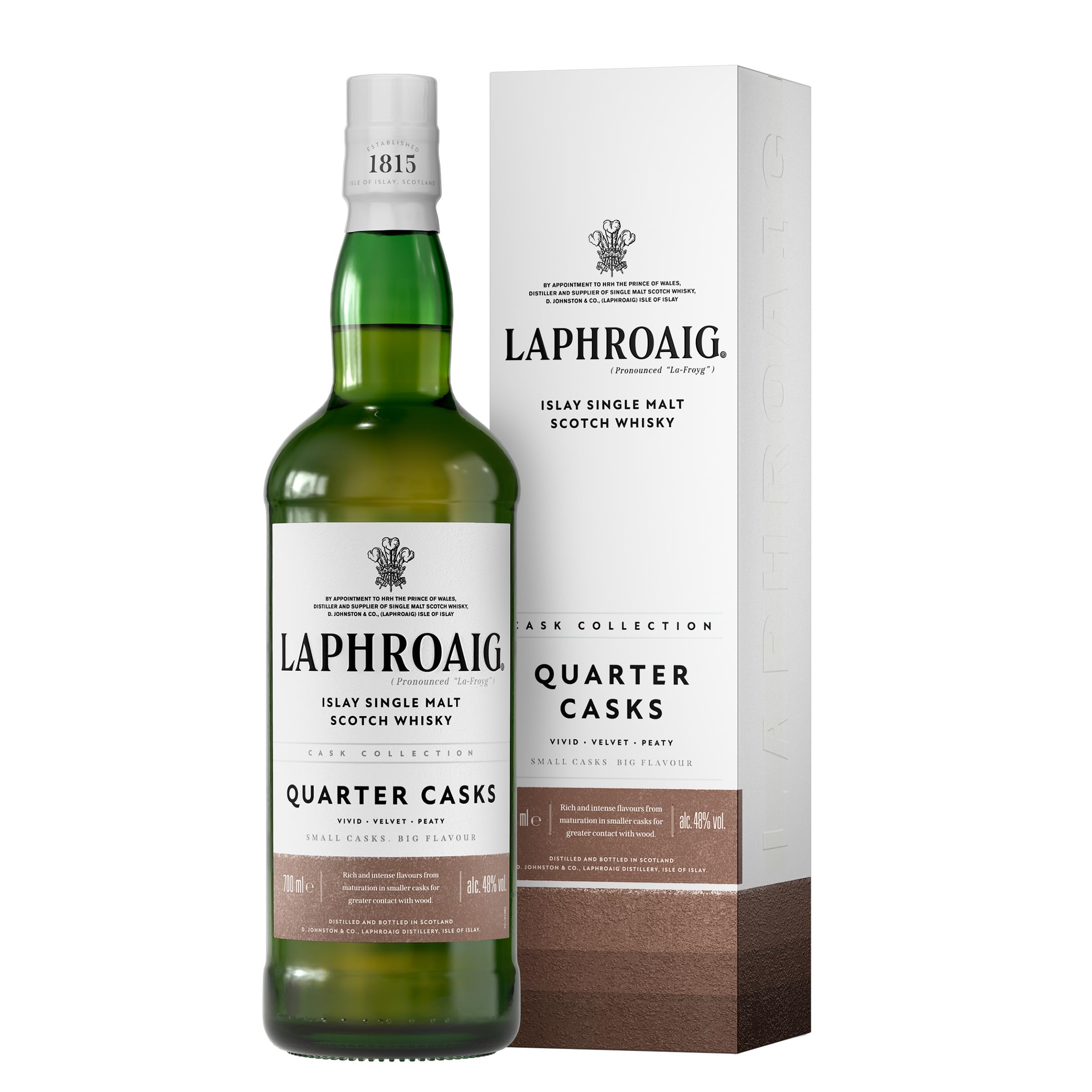 Laphroaig Quarter Casks 48% Vol. 0,7l en boîte cadeau — Piscosaveur