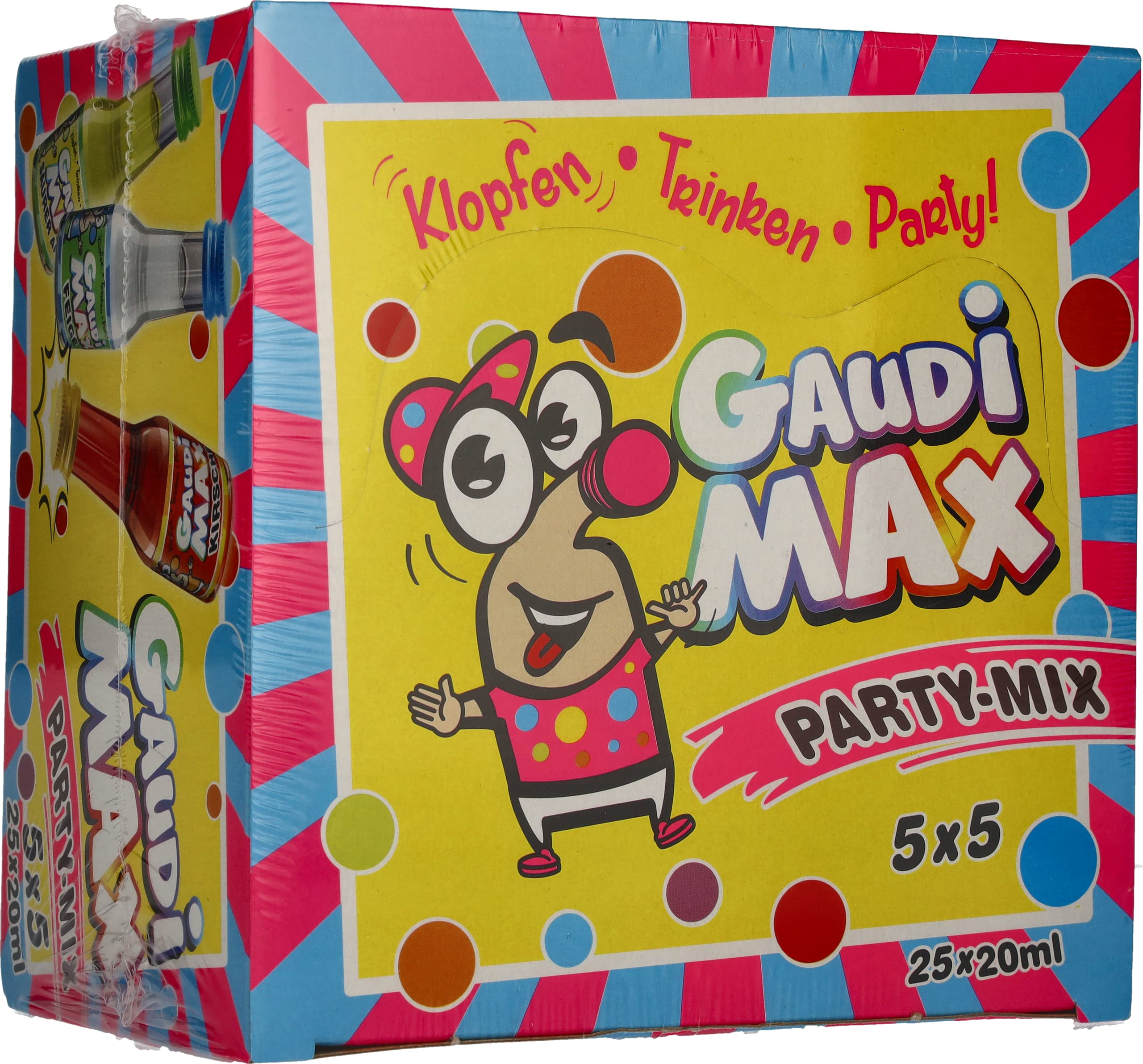 Gaudi-Max PARTY-MIX 16,8% Vol. 25x0,02l — Piscosaveur