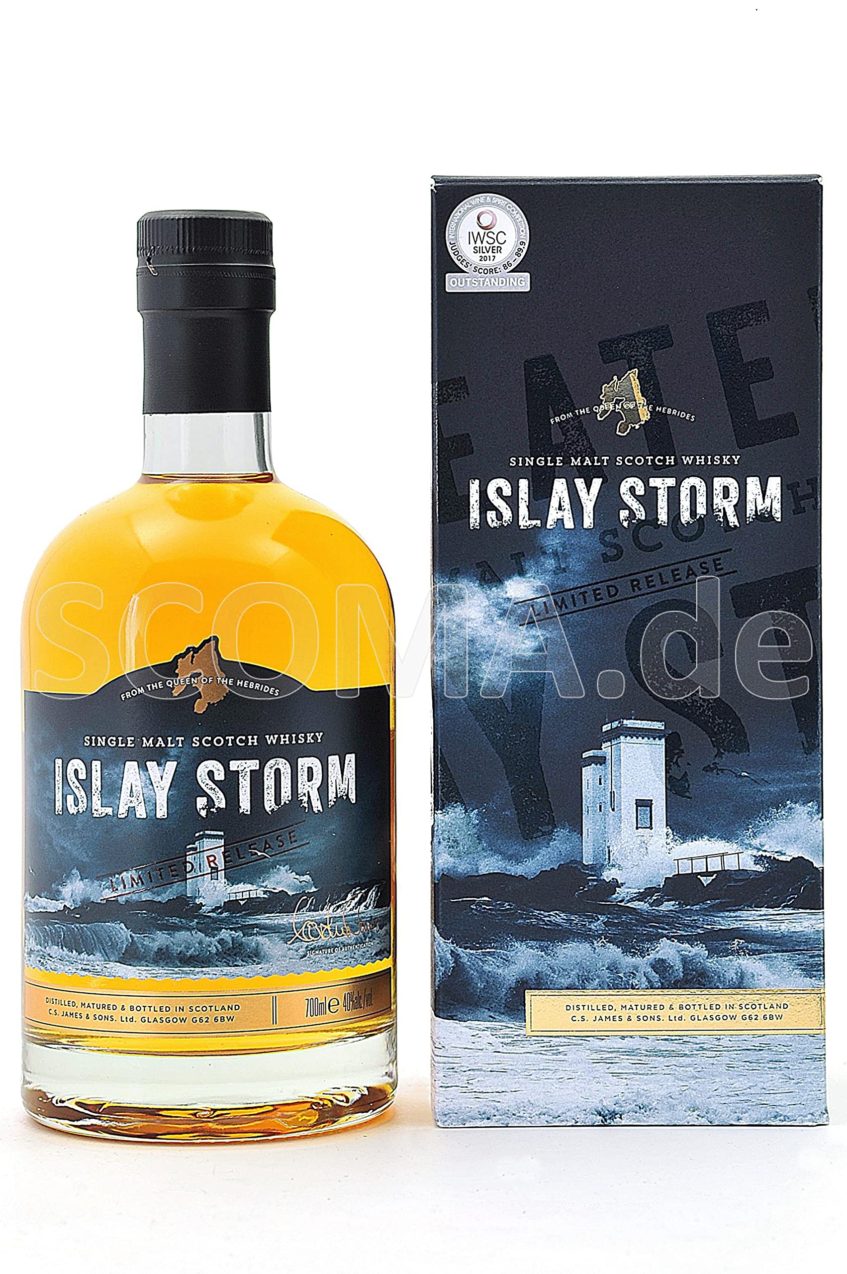Islay Storm Single Malt Scotch Whisky 40% Vol. 0,7l en boîte cadeau — Piscosaveur
