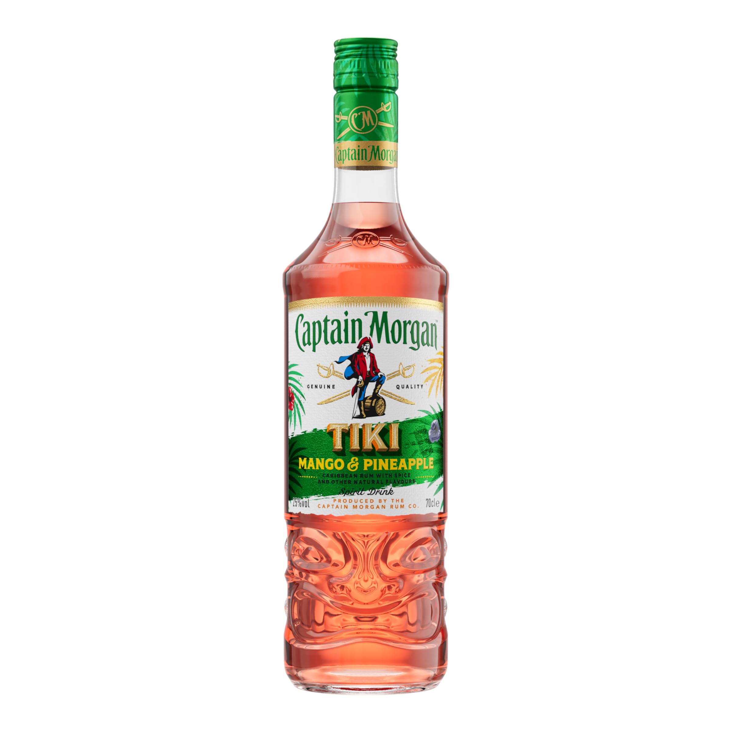Captain Morgan Tiki Mango & Pineapple Flavour Spirit Drink 25% Vol. 0,7l