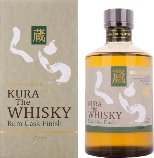 Kura The Whisky Blended Malt Rum Cask Finish 40% Vol. 0,7l en boîte ca — Piscosaveur
