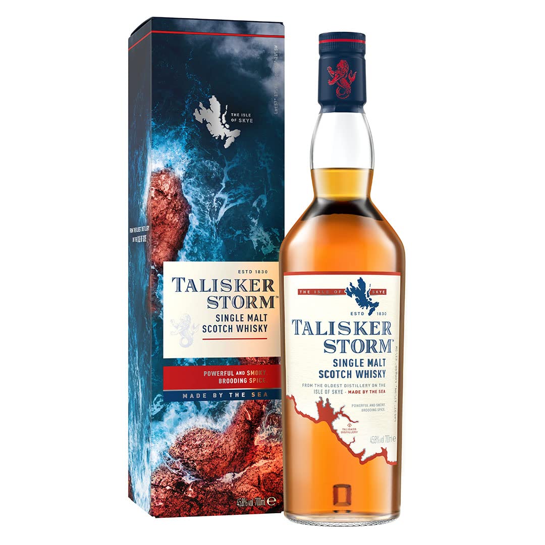 Talisker Storm Single Malt Scotch Whisky 45,8% Vol. 0,7l en boîte cade — Piscosaveur