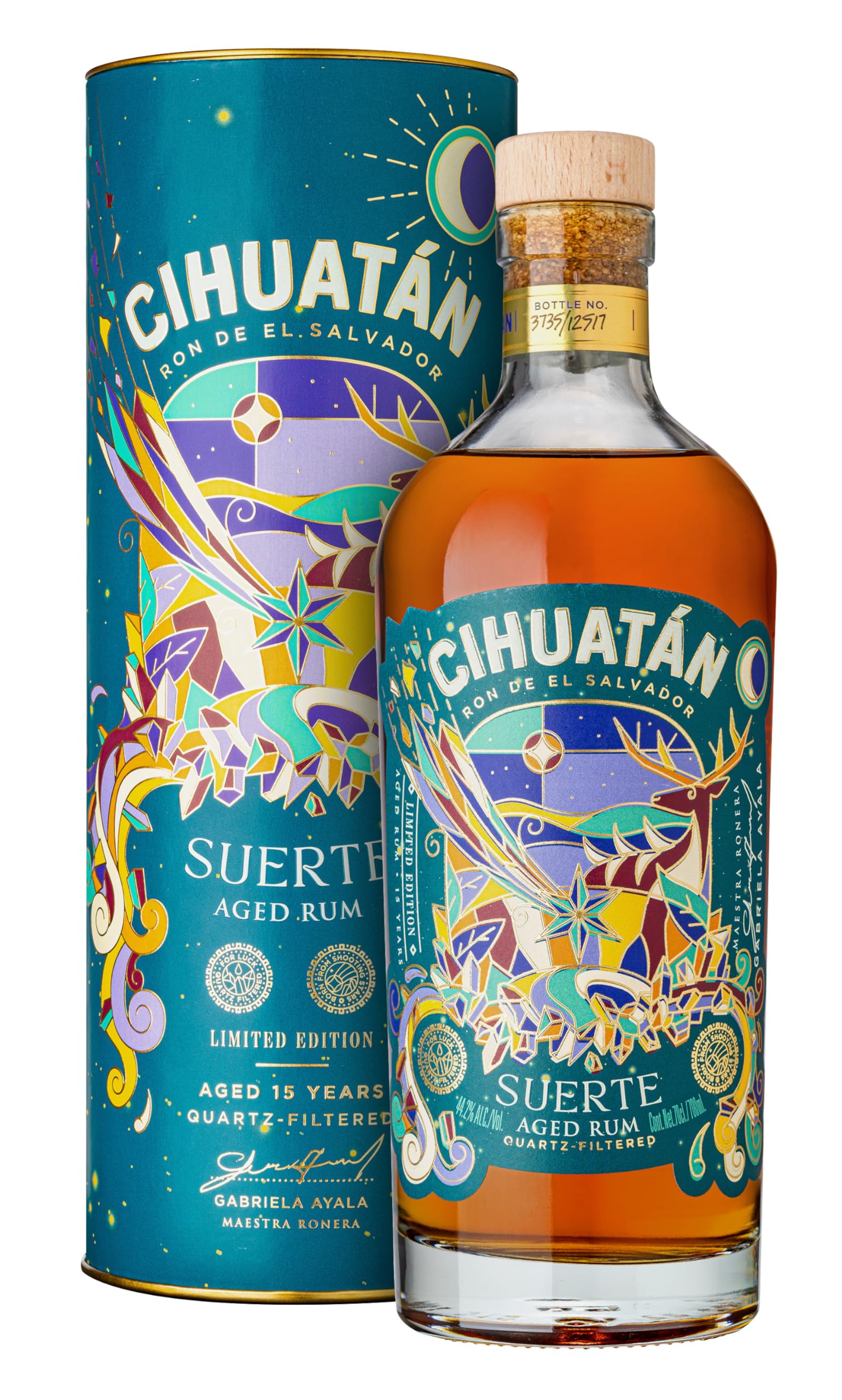 Cihuatán SUERTE Rum El Salvador Limited Edition 2023 44,2% Vol. 0,7l e — Piscosaveur