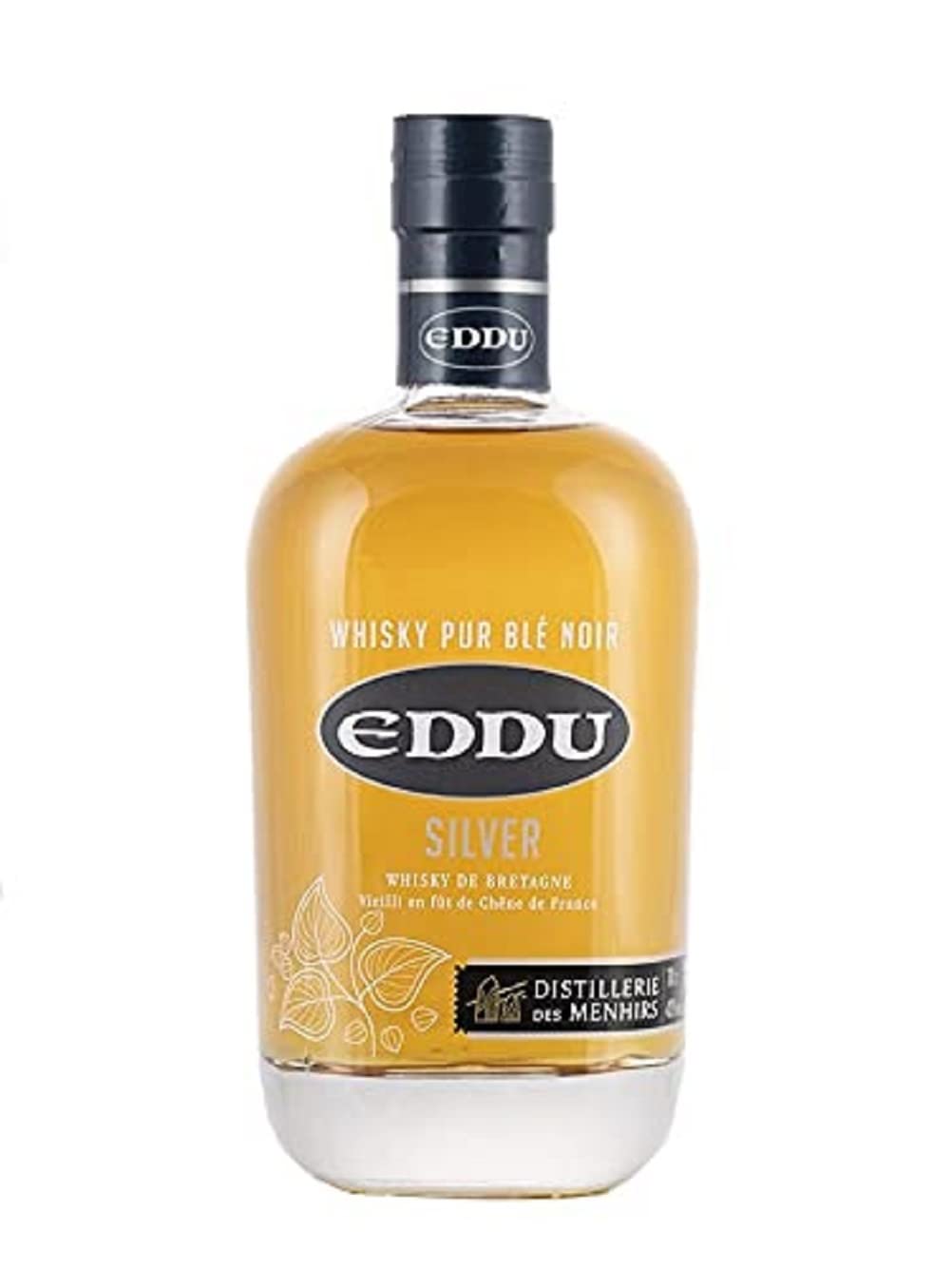 Eddu SILVER Pur Blé Noir Whisky 43% Vol. 0,7l en boîte cadeau — Piscosaveur