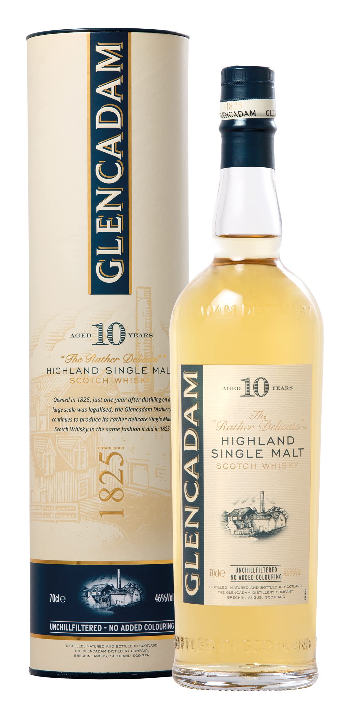 Glencadam 10 Years Old Highland Single Malt Scotch Whisky 46% Vol. 0,7 — Piscosaveur